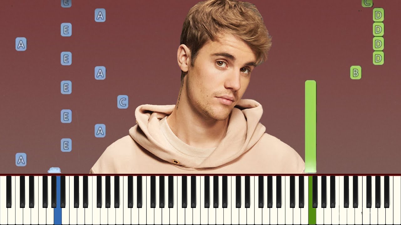Justin Bieber - At Least For Now Piano Tutorial