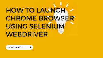 How to launch chrome browser using selenium WebDriver || Frist Selenium WebDriver code using java