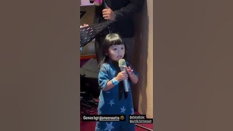 Ameena Nyanyi Di Ulang Tahun Ashanty #ameena #ameenahannanuratta