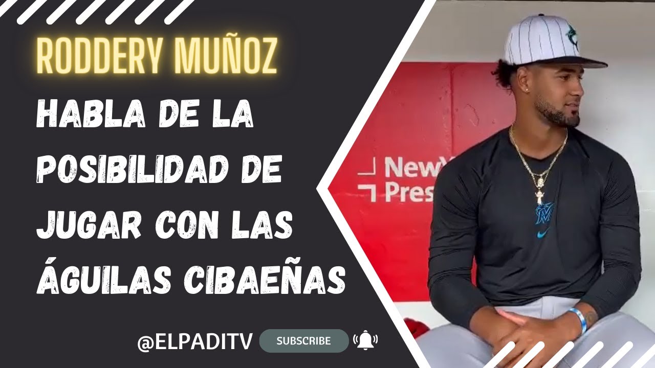 Roddery Muñoz habla de la posibilidad de jugar con las Águilas Cibaeñas ...