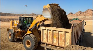 'Caterpillar 966G Wheel Loader Loading Lvigo Trailer Truck | Heavy Equipment 4K'