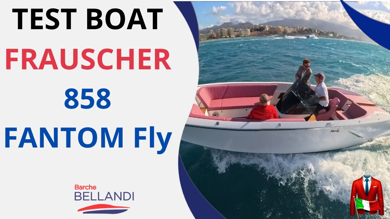⁣Frauscher 858 Phantom Air: la barca che cambia tutto! Prova in mare incredibile