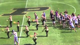 Purdue Golduster Dance Team and Purdue Pete Happy Birthday Flashmob