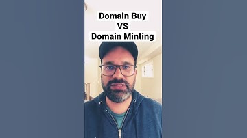 Domain Buy VS Domain Minting | #shorts