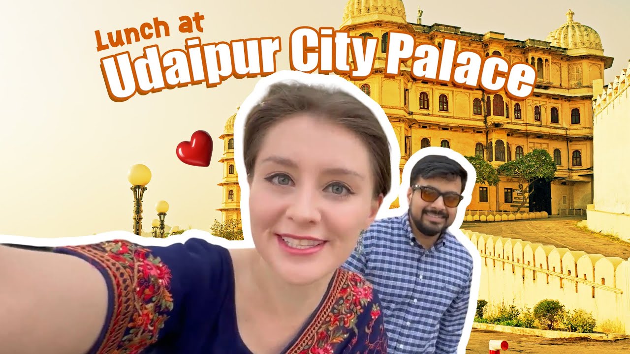 Королевский обед в городском дворце Удайпура с моей индийской семьей.