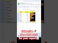 🔥SPARKLINE Bar in Google Sheets Perfect for dashboards, reports #youtubeshorts #viral #excel #learn