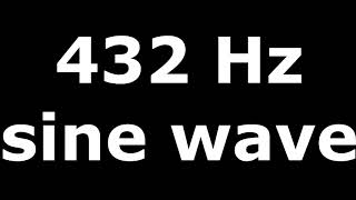 432 Hz Sine wave