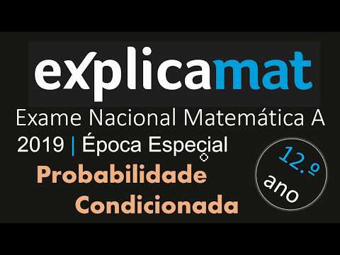 Capa: Probabilidade condicionada — exercício de exame 1