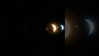 Slow-Motion Timelapse Transition Of Space And Planet