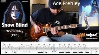 Ace Frehley Snow Blind Guitar Solo with TAB