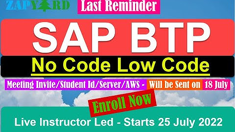 SAP BTP Introduction & Overview