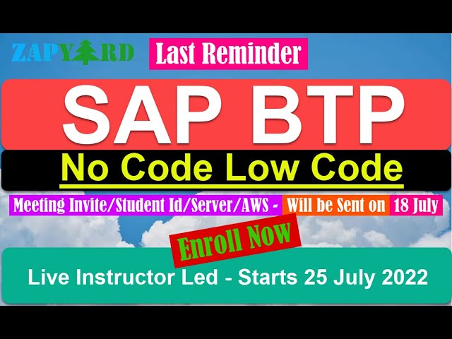 SAP BTP Introduction & Overview class=