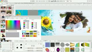 How Create your own album design manually in picasso dg photo album designer software screenshot 3