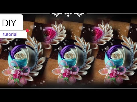 Video: Cara Membuat Mawar Kanzashi