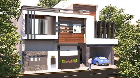 3ds Max Exterior Modeling Tutorial Vray Render || Exterior modeling in 3ds Max