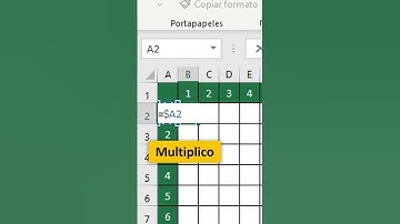 tabla multiplicar #shorts #excel