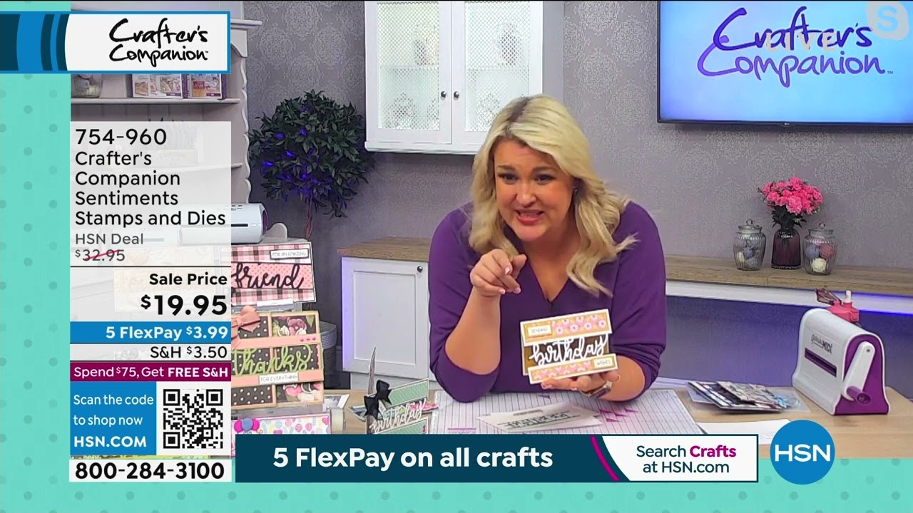 Crafter's Companion Gemini Sentiments Stamps and Dies Set