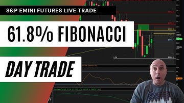 Day Trading S&P Emini Futures LIVE TRADING With The 61.8% Fibonacci Pullback Trade Setup?
