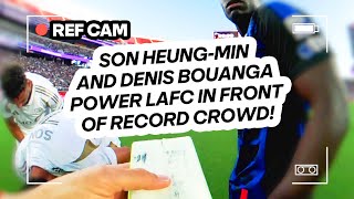🎥:Ref Cam: Son & Bouanga Power LAFC to Victory Before Historic Crowd of 50,978 Fans!