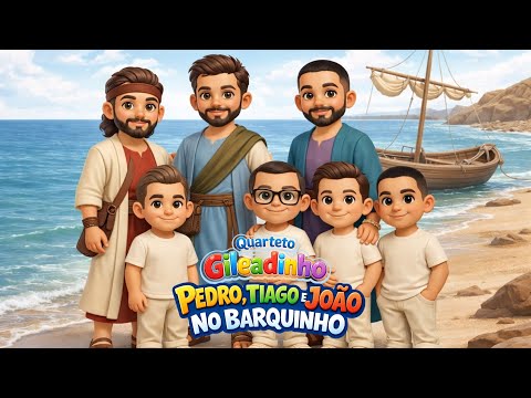 PEDRO, TIAGO E JOÃO NO BARQUINHO - Quarteto Gileade KIDS