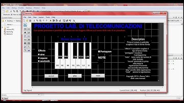 Gui  matlab piano