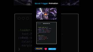 Scroll Trigger Animation Using #html #css #javascript #cssanimation #webdesign #frontend #christmas