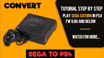 Play Sega Saturn Games In PS4 9.00 and Below | Jailbreak