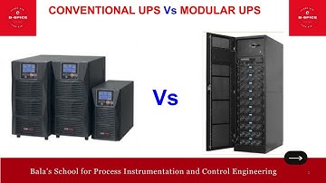 CONVENTIONAL UPS Vs MODULAR UPS