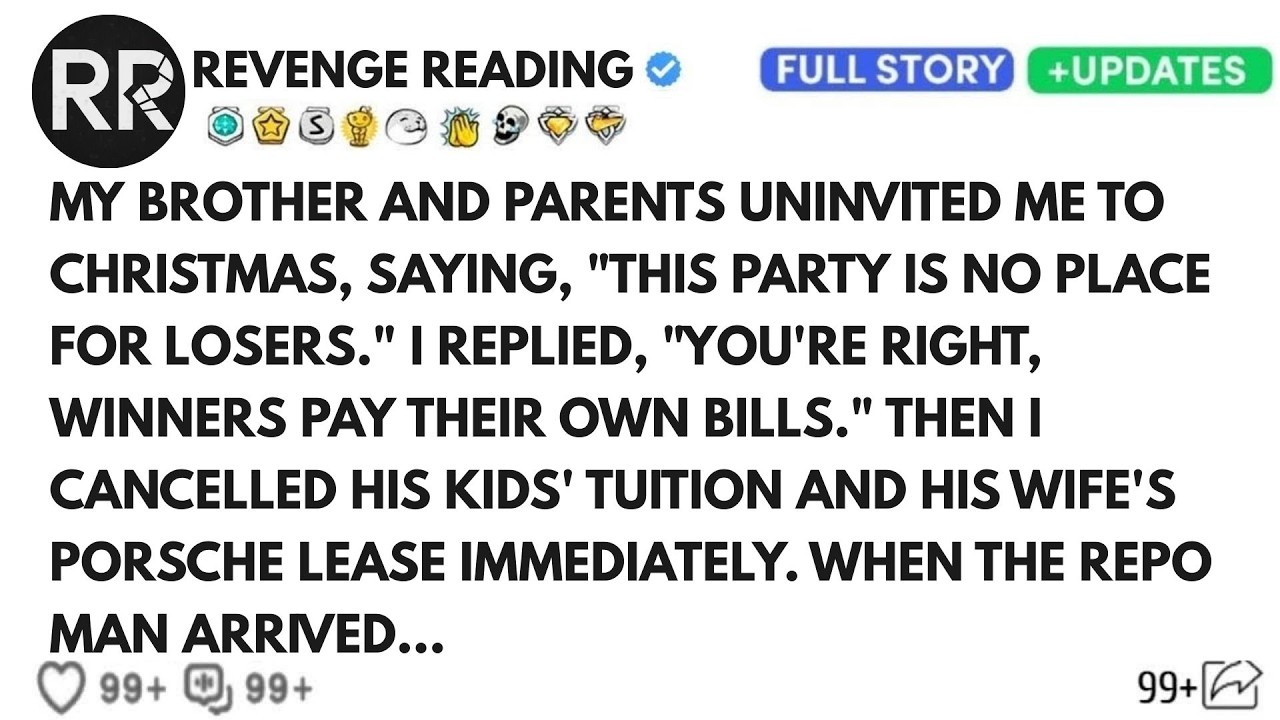 My Brother And Parents Uninvited Me To Christmas “No Place For Losers”—I Replied “Then Pay Your Own