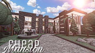 ROBLOX BLOXBURG: Cheap Mansion House || House Build