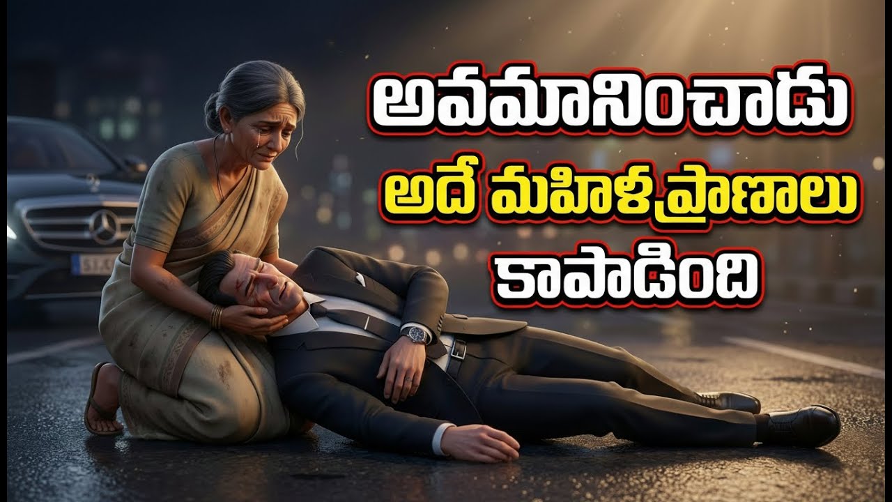 అవమానం చేసిన కోటీశ్వరుడిని కాపాడిన నిరుపేద మహిళ | #Humanity #EmotionalStory #TeluguStory