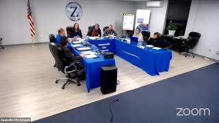Zanesville City Schools' Board Meeting  1/11