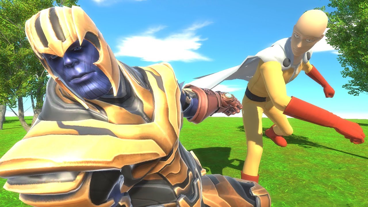 THANOS vs SAITAMA - Full Fight (EPIC BATTLE) - Animal Revolt Battle Simulator