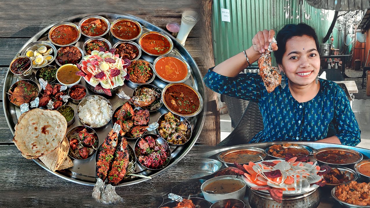 Bajirao Thali Nashik Biggest NONVEG Thali in Nashik Indian Food