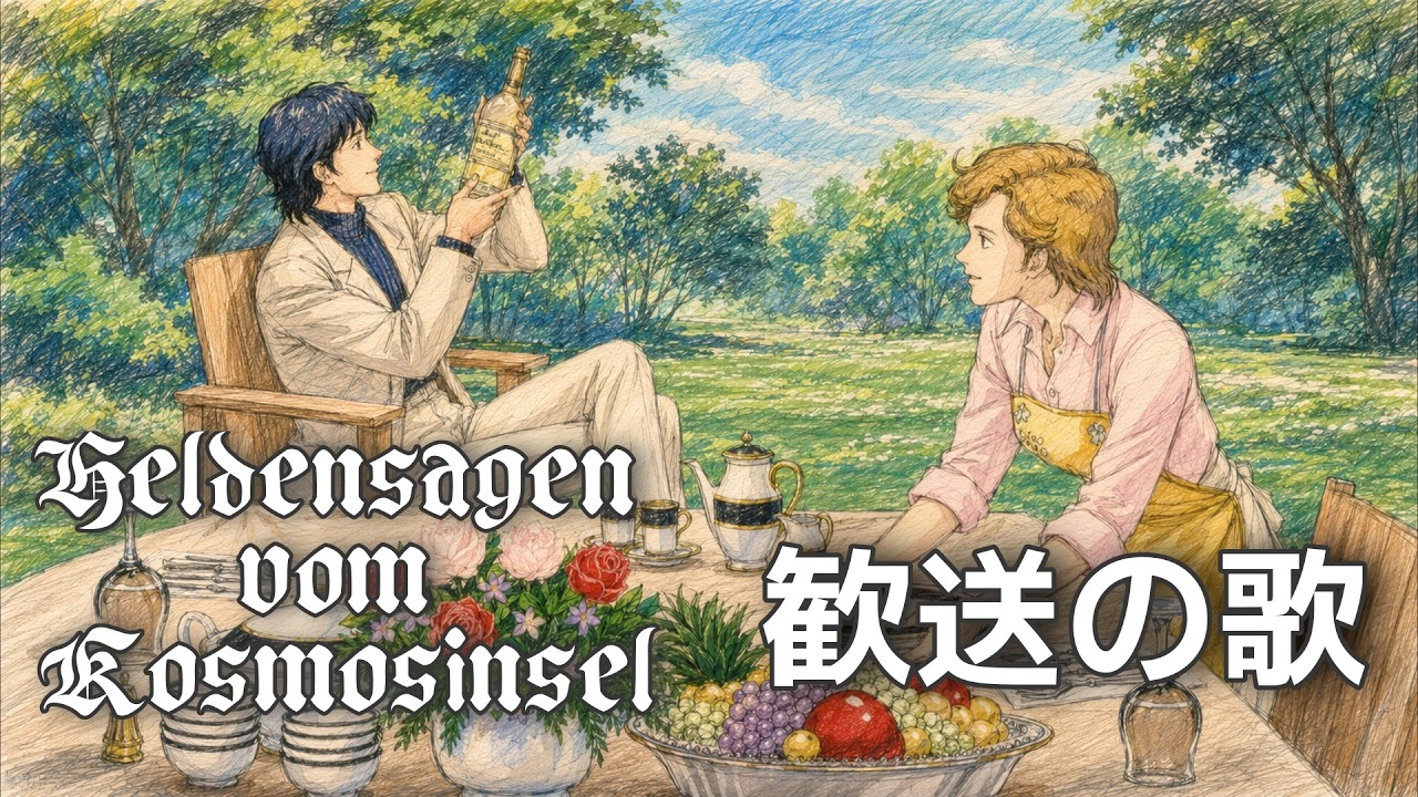 銀河英雄伝説 OVA第3期ED】歓送の歌 - YouTube