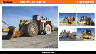 Most impressive heavy machinery for sale on Mascus, December 2016