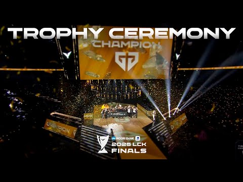 Gen Trophy Ceremony | 09.28 | Woori Bank 2025 Lck Grand Finals