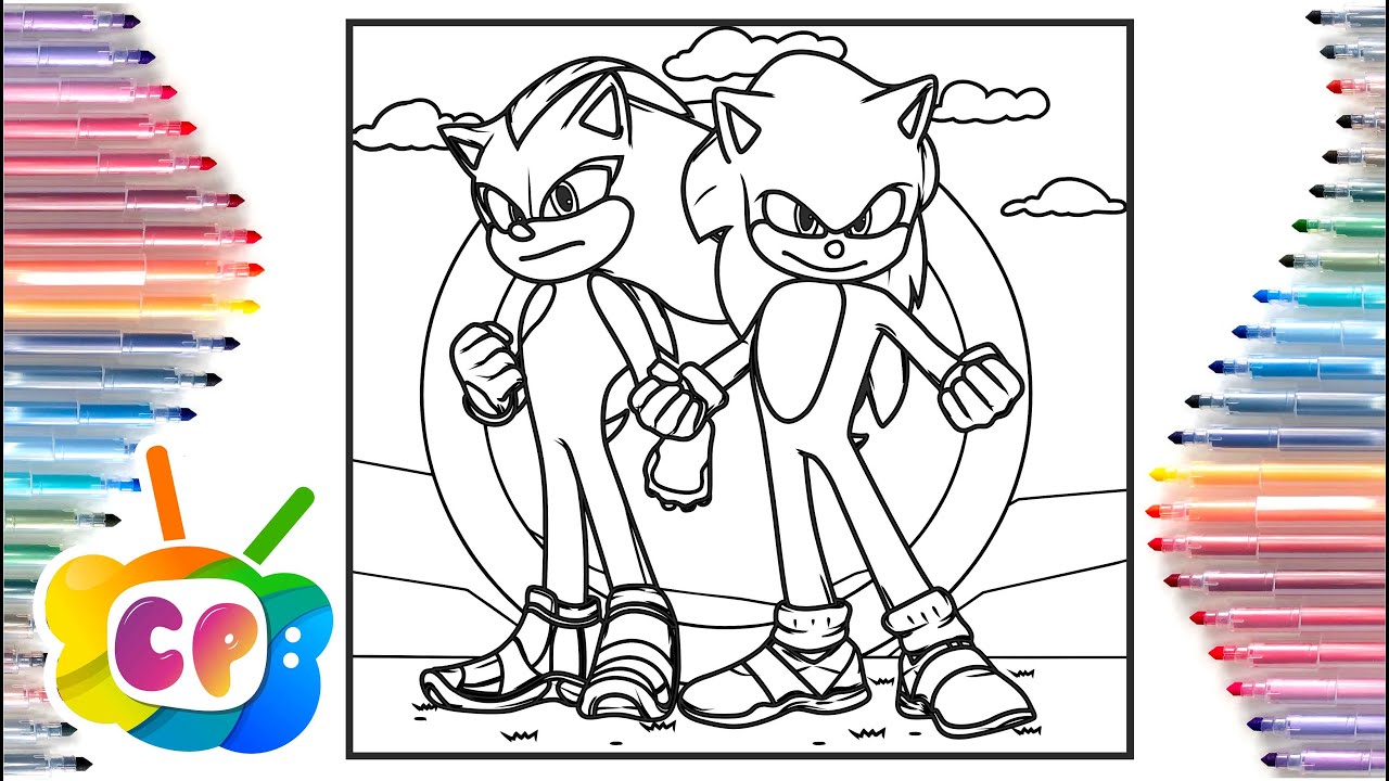 Coloriage Sonic  Hedgehog colors, Rose coloring pages, Cartoon