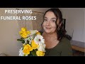 Drying and Preserving Funeral Flowers in Resin for a Family Friend