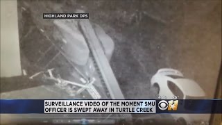 Surveillance Video, 911 Call Released From SMU Officer Swept Away