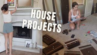 Getting my new Texas home in order - new dresser, organizing living room, and more (vlog)