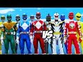 MIGHTY MORPHIN POWER RANGERS VS POWER RANGERS (DINO THUNDER)