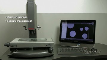 Starrett Field-Of-View Video Measurement and Touchscreen Control