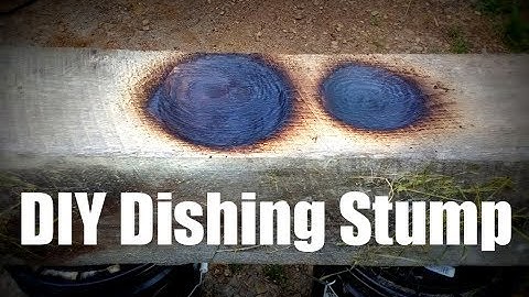 How to Make a Swage Block from Wood // Making a Dishing Stump for Forging Copper Bowls
