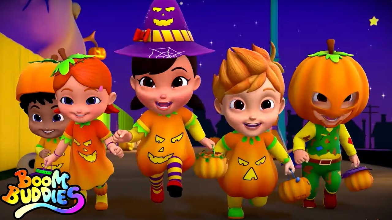 Download Five Little Pumpkins | There's A Scary Pumpkin | Halloween Songs For Children | Spooky Songs