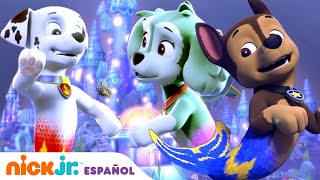 Paw Patrol, Patrulla de cachorros | ¡La Patrulla Marina y los cachorros marinos salvan Puplantis!