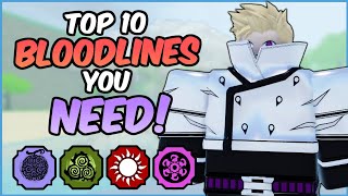 Top 10 Bloodlines You NEED To Get in Shindo Life! | Shindo Life Bloodline Tier List