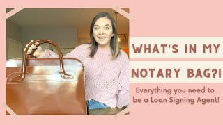What's in my Notary Bag? Every supply 
