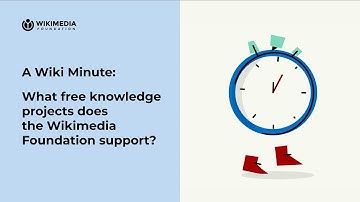 What free knowledge projects does the Wikimedia Foundation support? | A WIKI MINUTE