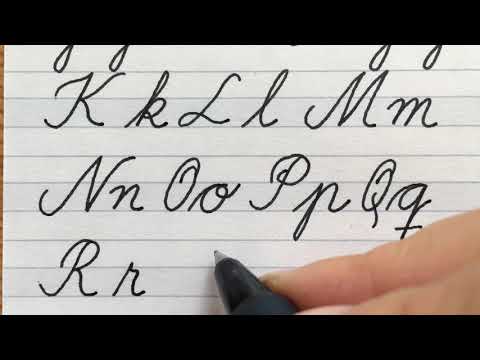 Video: 3 tapaa kirjoittaa aakkoset
